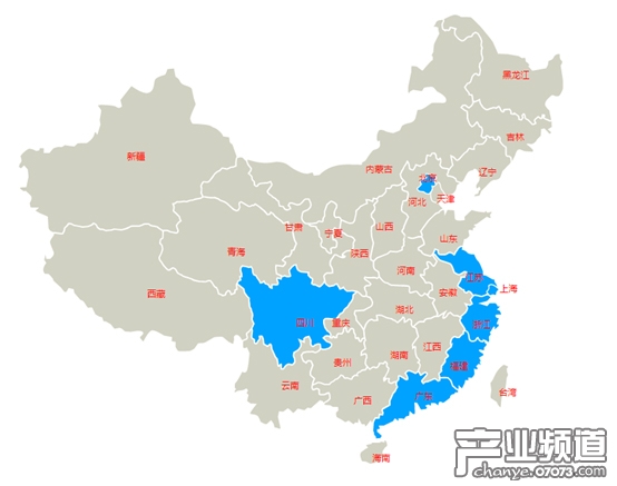 中国游戏企业地图 北上广深成游戏沃土图片
